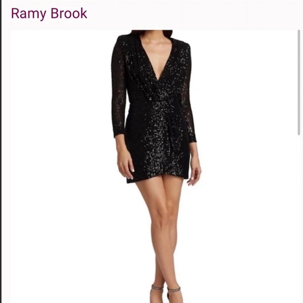 NWT Ramy Brook New York Reba Sequin Cocktail Dress